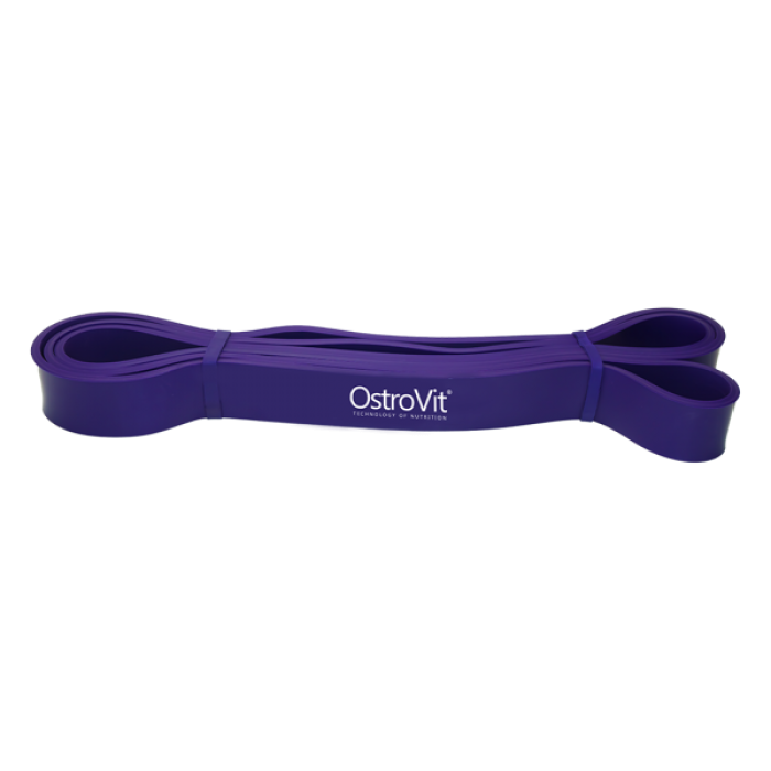 OstroVit Тренировъчен ластик / лента за упражнения / Resistance Band Purple / 16kg - 39kg 